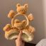 Fashion Hairband-brown Flocked Care Bear Cartoon Headband