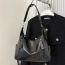 Fashion Dark Khaki Pu Large Capacity Shoulder Bag