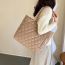 Fashion Khaki Nylon Embroidery Large Capacity Shoulder Bag