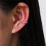 Fashion Silver Copper Diamond Geometric Ear Cuff