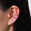 Fashion 16# Copper Geometric Wave Ear Clips