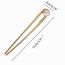 Fashion Golden Pearl Style Alloy Pearl U-shaped Hairpin