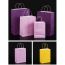 Fashion Navy Blue (minimum Batch Of 10) Cowhide Square Large-capacity Portable Packaging Bag (minimum Batch Of 10)