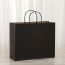 Fashion Black (minimum Batch Of 12) Cowhide Large-capacity Portable Packaging Bag (minimum Batch Of 12 Pieces)