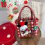 Fashion Santa Claus Pvc Woven Large Capacity Handbag