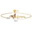 Fashion Love Gold-plated Copper With Zirconium Mama Bracelet