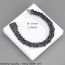 Fashion Necklace 22inch (55cm) 11mm White And Blue Cuban Chain Alloy Diamond Chain Necklace For Men