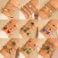 Fashion 19# Alloy Snake Beaded Geometric Bracelet Set