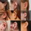 Fashion 10# Alloy Diamond Geometric Ear Clips