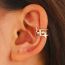 Fashion 14# Copper Diamond Star Multi-layer Ear Cuff