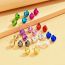 Fashion Colorful Water Drops Acrylic Water Drop Earrings