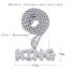 Fashion 3mm*24inch Silver Stainless Steel Twist Chain Alloy Geometric Twist Chain Mens Necklace