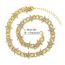 Fashion Bracelet 8inch (20cm) Silver Smiley Cuban Chain-154 Alloy Diamond Chain Five-pointed Star Bracelet