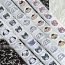 Fashion Melody Roll Stickers [1 Roll/200 Stickers] Paper Printed Pocket Material Dot Stickers