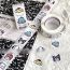 Fashion Speechless Sanrio Roll Stickers [1 Roll/500 Stickers] Paper Printed Pocket Material Dot Stickers