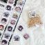 Fashion Naruto Roll Stickers [1 Volume/500 Stickers] Paper Printed Pocket Material Dot Stickers