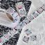 Fashion Hatsune Miku【1 Volume/500 Stickers】 Paper Printed Pocket Material Dot Stickers