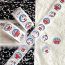 Fashion Doraemon Roll Stickers [1 Roll/500 Stickers] Paper Printed Pocket Material Dot Stickers
