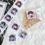 Fashion Magical Girl Sakura Roll Stickers [1 Roll/500 Stickers] Paper Printed Pocket Material Dot Stickers