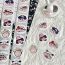 Fashion Sanrio Shin-chan Roll Stickers [1 Roll/500 Stickers] Paper Printed Pocket Material Dot Stickers