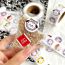 Fashion Toy Story Pacha Dog Roll Stickers [1 Roll/500 Stickers] Paper Printed Pocket Material Dot Stickers