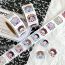 Fashion Chibi Maruko-chan Roll Stickers [1 Roll/500 Stickers] Paper Printed Pocket Material Dot Stickers
