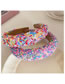 Fashion Headband-color Star Colorful Candy Braid Wide Brim Headband