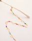Fashion Color Colored Beads Hollow Out Star Moon Glasses Chain