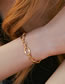 Fashion Gold Gold Plated Copper Chain Bracelet