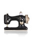 Fashion Sewing Machine Alloy Oil Painting Sewing Machine Brooch