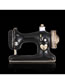 Fashion Sewing Machine Alloy Oil Painting Sewing Machine Brooch