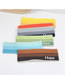 Fashion Brown Polyester Letter Color Block Elastic Headband