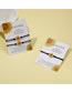 Fashion Two Packs Of Kraft Paper Alloy Oil Drip Flower Bracelet Set