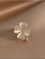 Fashion 6# Alloy Diamond Geometric Pearl Stud Earrings