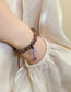 Fashion Bracelet - Gray - Purple Gourd Agate Beaded Gourd Tassel Bracelet