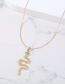 Fashion Gold Alloy Snake Necklace