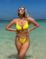 Fashion Rose Red Solid Color Bright Diamond Hollow One-piece Swimsuit
