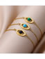 Fashion 3# Titanium Geometric Eye Bracelet