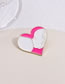Fashion Gold Alloy Heart Paint Brooch