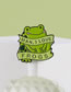 Fashion Green Alloy Cartoon Frog Made Paint Brooch