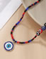 Fashion 4# Beaded Eye Necklace
