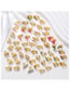 Fashion Color Alloy Drip Oil Animal Heart Butterfly Earring Set