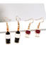 Fashion Red Wine Glass (golden Hook) Alloy Red Wine Glass Earrings