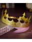 Fashion Gold Alloy Carved Crown
