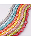 Fashion 2# (one) Draw Double Sided Colored Small Fish Straight Hole Beaded Accessory