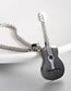 Fashion Steel Black 2 Without Chain Stainless Steel Guitar Accessories