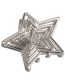 Fashion Silver Alloy Diamond Pentagram Clip