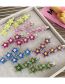 Fashion E Fluorescent Green Five-pointed Star Plastic Five-pointed Star Hair Clip