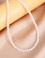 Fashion 6mm Pearl Necklace Single Pearl Beaded Necklace