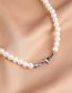 Fashion 6mm Pearl Necklace Single Pearl Beaded Necklace